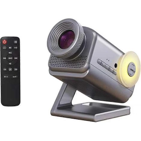 Projecteur 3D Galaxie avec 60 thèmes immersifs, projecteur d'étoiles HD avec haut-parleur Bluetooth et minuterie, prise US - Gris argent LS (1/5)