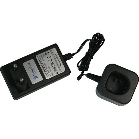 Trade-Shop 3,6V Li-Ion Akku Ladegerät Ladestation kompatibel mit Panasonic EY9L10, EY7410, EY7411, EY3610, EY3610-LA1J, EY7410LA1X