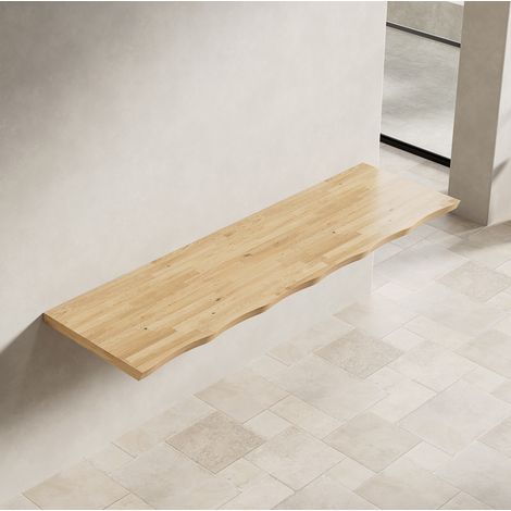 Meuble vasque inclus 160 cm bois massif HAVRYA (1/5)