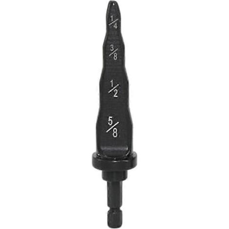 Outil d'évasement de tubes en cuivre pour climatiseurs et réfrigérateurs, outil de raccordement et de réfection de tuyaux, foret (1/4)