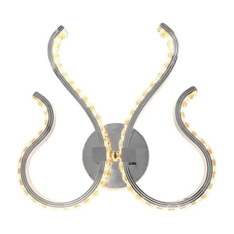 Applique Murale en Cristal à LED 20W, Appliques décoratives en Forme de Papillon créatives, luminaire de Chambre à Coucher, Appliques en Aluminium minimalistes Modernes pour Couloir, Salon (1/5)