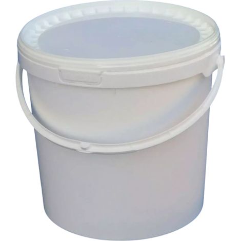 Secchio in plastica con coperchio litri 6 (1/2)