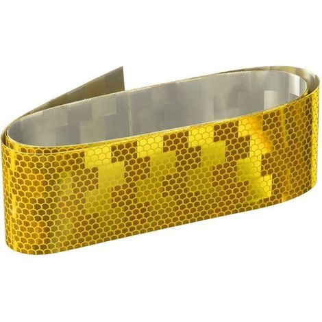 Rotolo Adesivo Rifrangente Omologato 5 x 100 cm - Colore: GIALLO