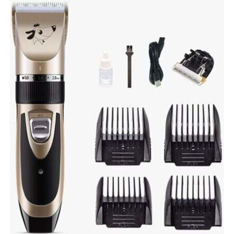 [NEVER USED] Professional Dog Clipper for Long, Thick Hair, Quiet, Rechargeable Electric Dog and Cat Clipper Kit,