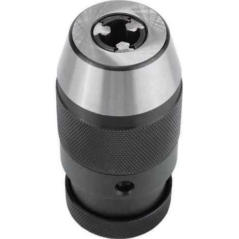 Portabrocas de taladro 0-13 mm B16 – Autoapriete sin llave en acero – Alto par para precisión – Compatible con taladros y tornos (1/5)