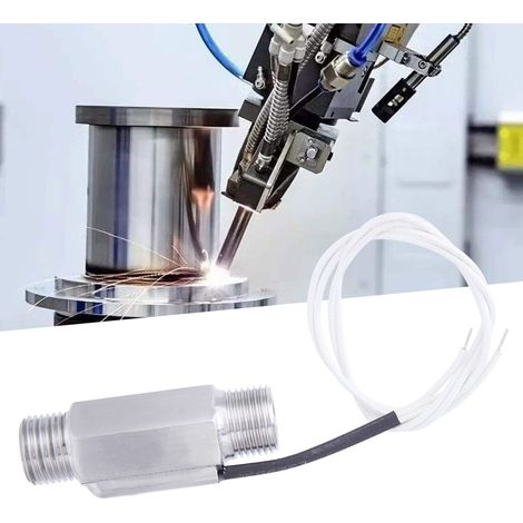 Interrupteur de débit d'eau FS-03 en acier inoxydable 304, filetage mâle double 1/2 NPT pour huile et liquide (1/5)