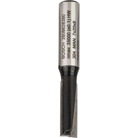Bosch Nutfräser Standard for Wood 8 mm D1 7 mm L 20 mm G 51 mm