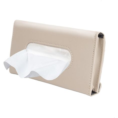 Supporto per aletta parasole auto, dispenser di fazzoletti da appendere al retro dei sedili e alle portiere e copertura di carta multiuso per la decorazione.