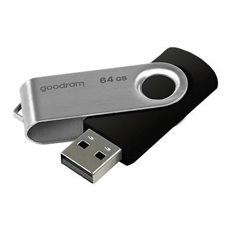 Clé USB Goodram UTS2 64 Go USB Type-A 2.0 Noir/Argent (1/5)