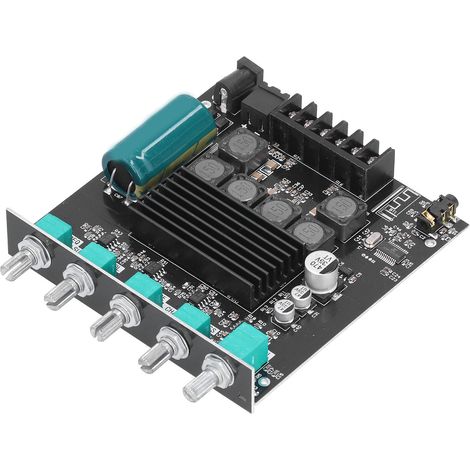 Carte d'amplification audio Bluetooth 2.1 canaux, module d'amplification de puissance pour enceintes domestiques DIY (1/5)