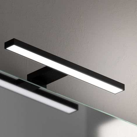 APPLIQUE DA BAGNO LED SPL023D W5 K4000 NERO CM.30- 1,0 pz