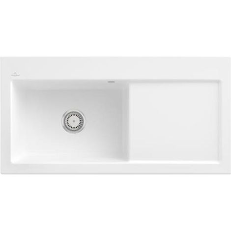 Lavabo SUBWAY 60 XL 1000x510mm Be li Handbet. pierre blanche