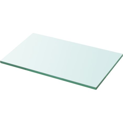 Panneau d’étagère Verre transparent 30 x 15 cm vidaXL