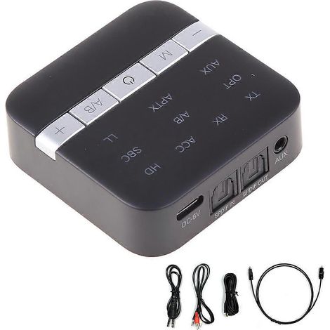 Émetteur-récepteur audio Bluetooth 5.0 sans fil 2-en-1 avec prise 3.5 mm (1/5)