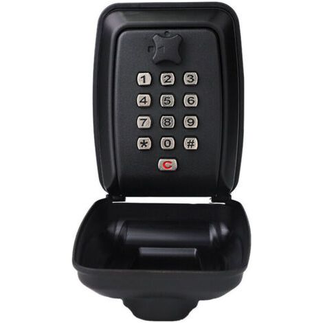 Caja de seguridad para llaves negra impermeable para montaje en pared Caja de seguridad para llaves exterior Caja de seguridad para llaves de pared Caja de seguridad para llaves - Comparta el acceso a