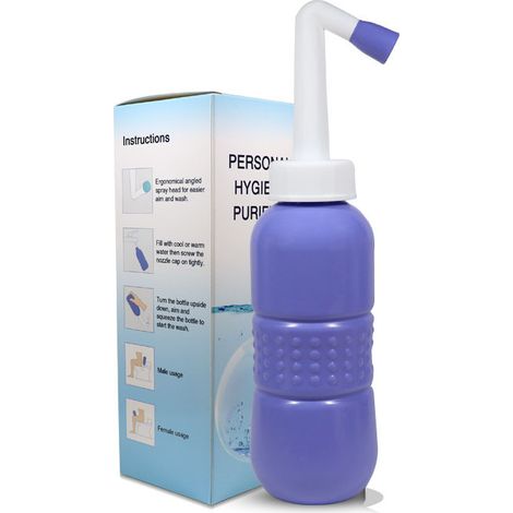 Bidet de voyage - pulvérisateur portable - Bidet facile, bidet portable, douche féminine, bidet alternatif, hygiène intime de premier niveau après le toilette, Lavage de soins post-partum (1/5)