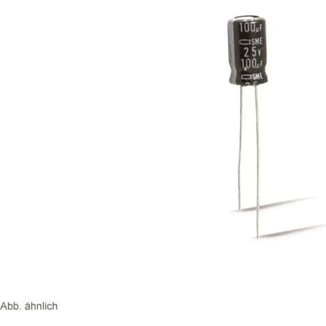 PANASONIC condensateur 820μF, 63V, radial, RM 7,5mm, EEUFR1J821