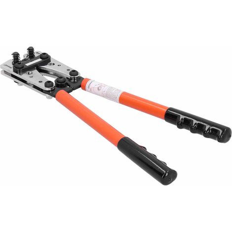 Pince à sertir de 38 cm (15 po) à griffes rotatives pour cosses de câbles, outil de réparation pour électriciens HX-50B (1/5)