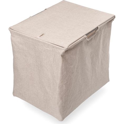 Emuca Quartz cesto per la biancheria beige con dimensioni ideali
