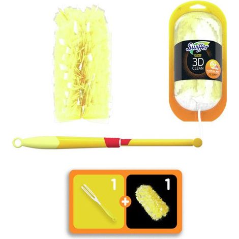 Swiffer Duster XXL Kit de Plumero Telescópico para Quitar el Polvo
