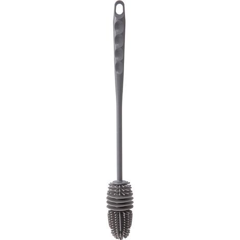 Lot de 3 goupilles en Silicone, goupillon biberon, Longue poignée, Brosse à Bouteille en Silicone, Brosse à Vaisselle Douce, Brosse de Nettoyage pour Bouteilles, Tasses en Verre (1/5)