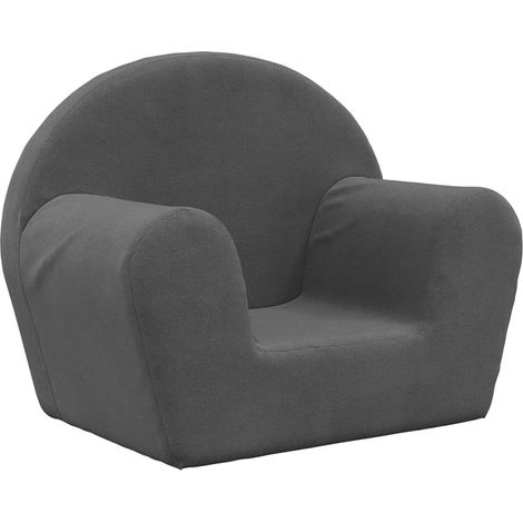 Canapé pour enfants,Sofa pour Salon,Banquette anthracite peluche douce CDS77569 (1/5)