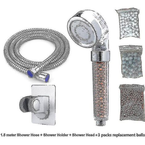 Billes filtrantes de rechange pour pommeau de douche Anion Spa - Douchette à main haute pression (1/5)