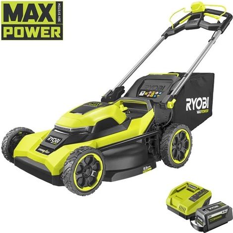 RY36LMXSP53B-160 - Tondeuse Tractée à Batterie 36V - Coupe 53cm - RYOBI (1/3)