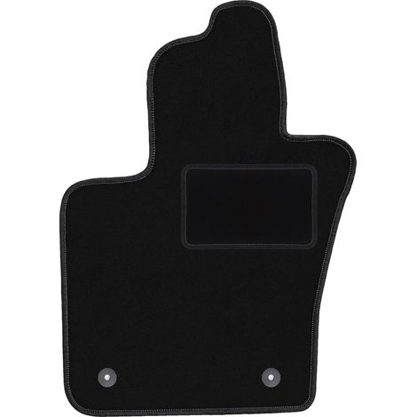 Tappetino conducente nero per: Fiat 500X crossover (2014-2018) (1/5)