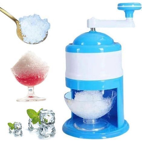 Machine à glace pilée et à granita portable, broyeur à glace, machine à glace pilée manuelle