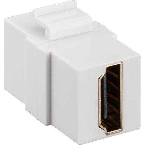 Module Keystone avec Double Prise HDMI™, 4K @ 60 Hz, prise HDMI™ A  prise HDMI™ A. (1/3)