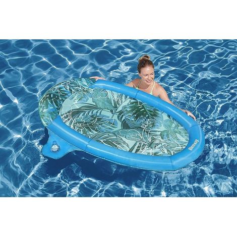 TRADE SHOP - Lounge Lettino Gonfiabile Galleggiante Piscina Mare Flex'n Fold 171x94x16cm 43552 - (1/5)
