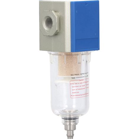 Filtre à air comprimé en alliage d'aluminium pour compresseurs d'outils pneumatiques, purge automatique par pression différentielle manuelle GF200‑06 PT1/8 (1/5)
