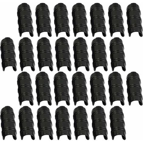 30pcs 32mm Serre Clips,Pinces à Tuyau pour la Fixation des Housses au Jardin Serres,des Films,des Plantes, (1/5)