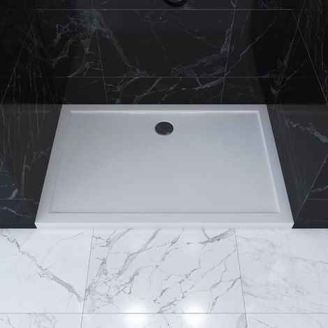 Plato de ducha Extraplano -Acrilico Blanco Rectangular - 120x80cm (1/4)