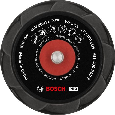 Bosch PRO Function sanding PRO Sanding Pad 77mm Hook and Loop 2608001119 (1/4)
