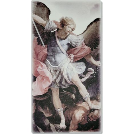 Quadro con angelo dipinto su legno Dimensioni: 9x18 cm Codice articolo: ESF189581 (1/2)