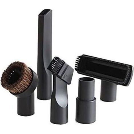 Accessoires pour aspirateur 32 mm, ensemble de brosse, suceur plat avec adaptateur de tuyau de 35 mm à 32 mm, 5 pièces (1/4)