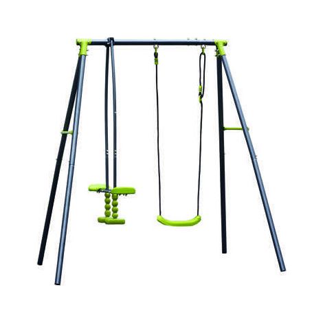 Columpio Alegre con Brio – Asiento cómodo Brixo para niños – jardín seguro