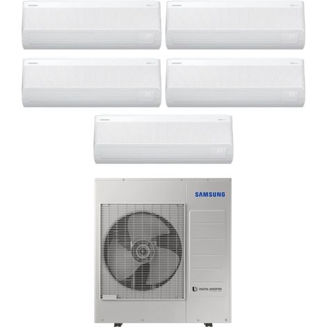 Samsung Penta Split Inverter-Klimaanlage Serie WINDFREE AVANT 7+7+7+9 mit AJ100TXJ5KG R-32 Wi-Fi Integrated 7000+7000+7000+9000 - Neu