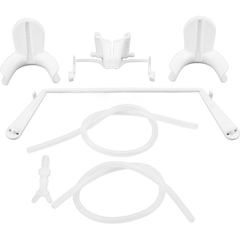Écarteur de bouche dentaire avec tube d'aspiration, écarteur de bouche réglable, écarteur de bouche orthodontique avec tube d'aspiration, petite taille. (1/5)