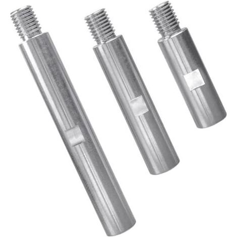 3 x Aluminium Alloy M14 Angle Grinder Extension Rod 75 mm 100 mm 140 mm M14 Thread Adapter for Polishing and Grinding Tools (1/5)