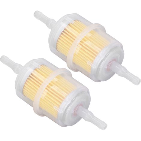 Set aus 2 Kraftstofffiltern, 120 mm lang, hohe Filterleistung, kompatibel mit den Generatoren 170F, 173F, 188F und 192F. (1/5)