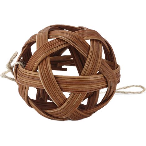Jouets en boule de rotin pour Hamster, sûr, Non toxique, respectueux de l'environnement, à mâcher pour animaux de compagnie (1/5)