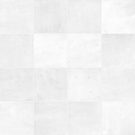 Carrelage effet Zellige Blanc 10,7x10,7x0,85 cm Samorel - Mur intérieur (vendu par carton de 0,5 m²) - RO'MA CARRELAGE