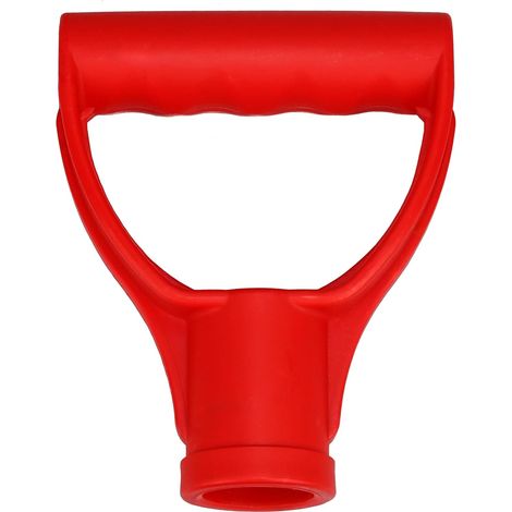 1 - Poignée En D - Poignée Coulissante - Pour Pelle À Neige Et Outils De Jardin - Plastique Robuste - Rouge - 12x11,5cm (1/5)