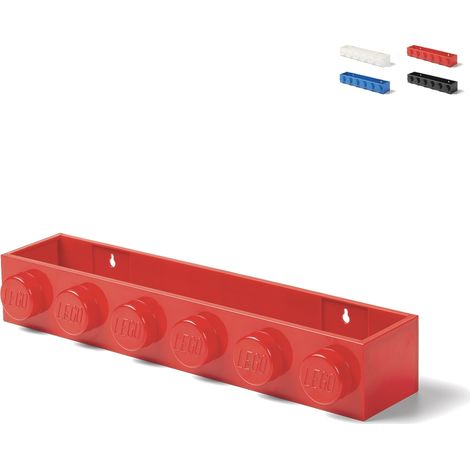 Mensola oblunga Lego rossa (1/4)