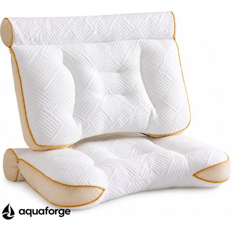 Almofada Cervical Ergonómica Fibra de Poliéster Respirável 45 x 60 cm (1/5)
