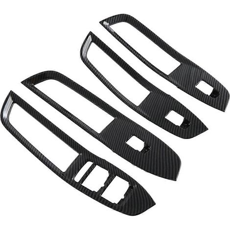 Cache-bouton de lève-vitre pour MG ZS 2024, accessoires intérieurs en fibre de carbone, conduite à gauche (LHD). (1/4)