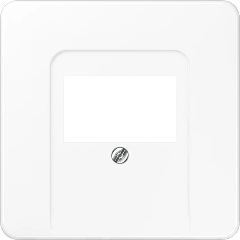 Jung Tapa para tomas de conexión TAE, 1 vía, termoplástico, serie CD, blanco alpino CD 569 T WW